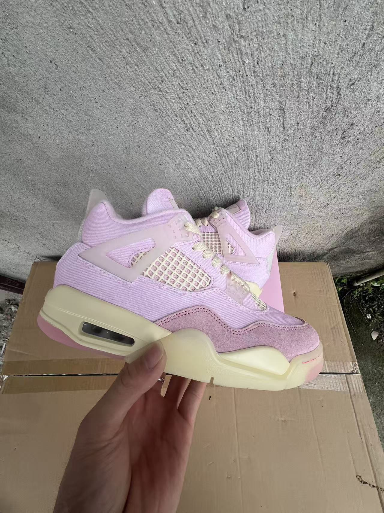 y-WMNS Air Jordan 4 RETRO TEX