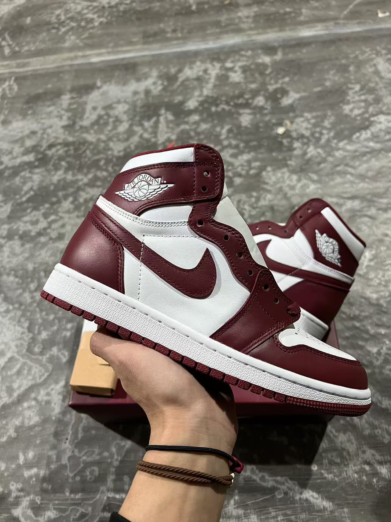C-Air Jordan I RetroHigh OG 'Artisanal Red'
