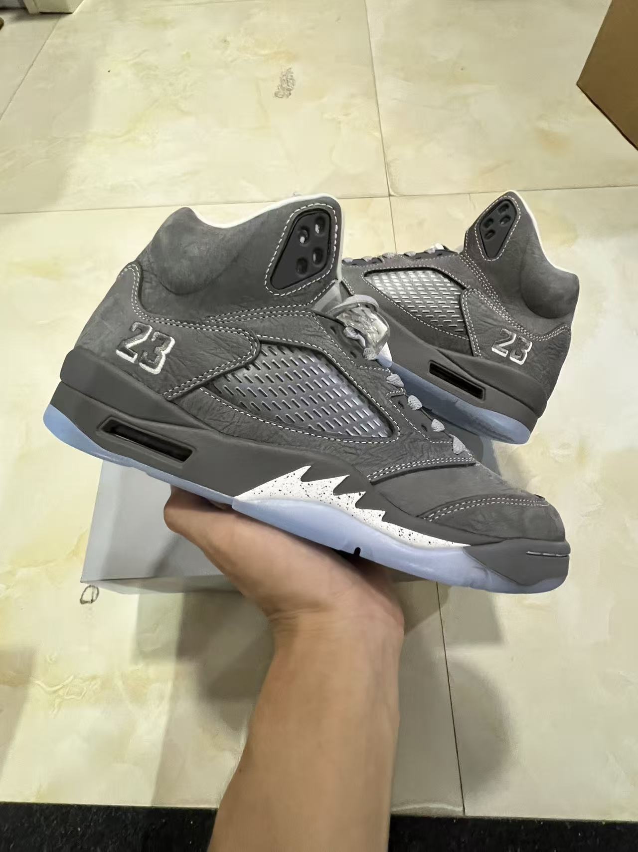 X/F-Air Jordan 5 “Wolf Grey”
