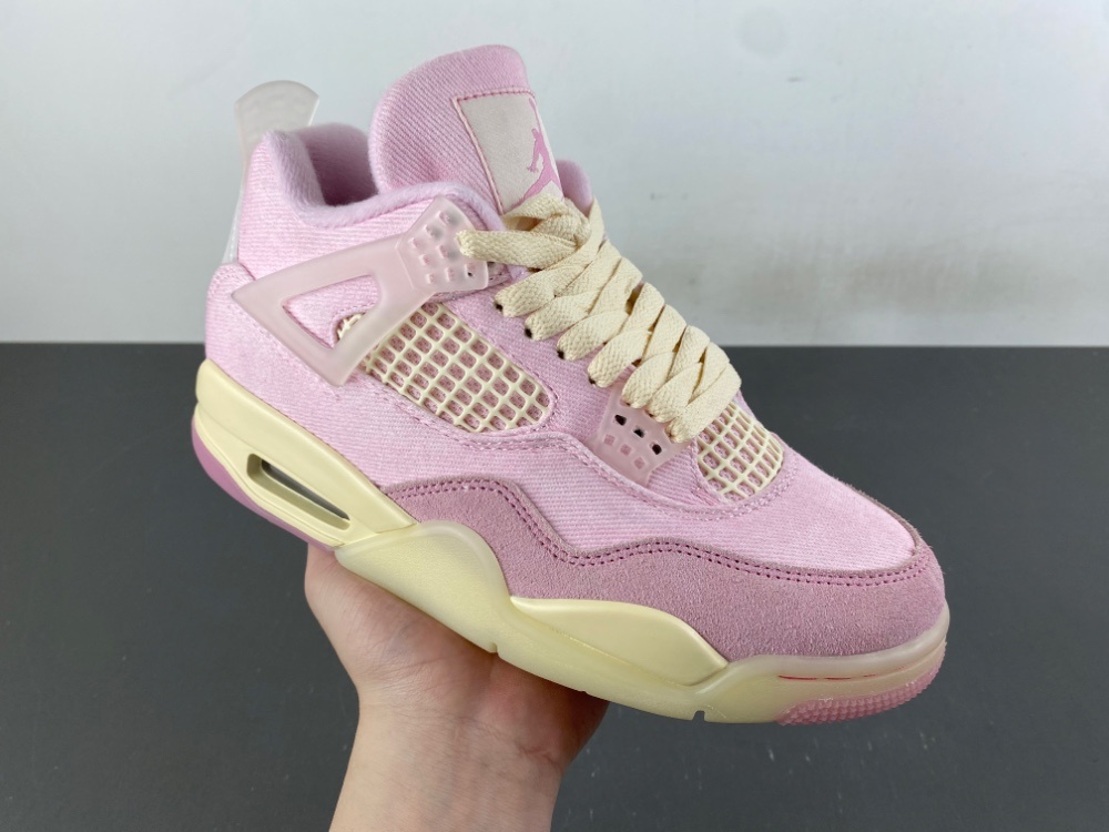 乔丹4代 NIKE W AIR JORDAN 4 RETRO TEX 'Iced Carmine