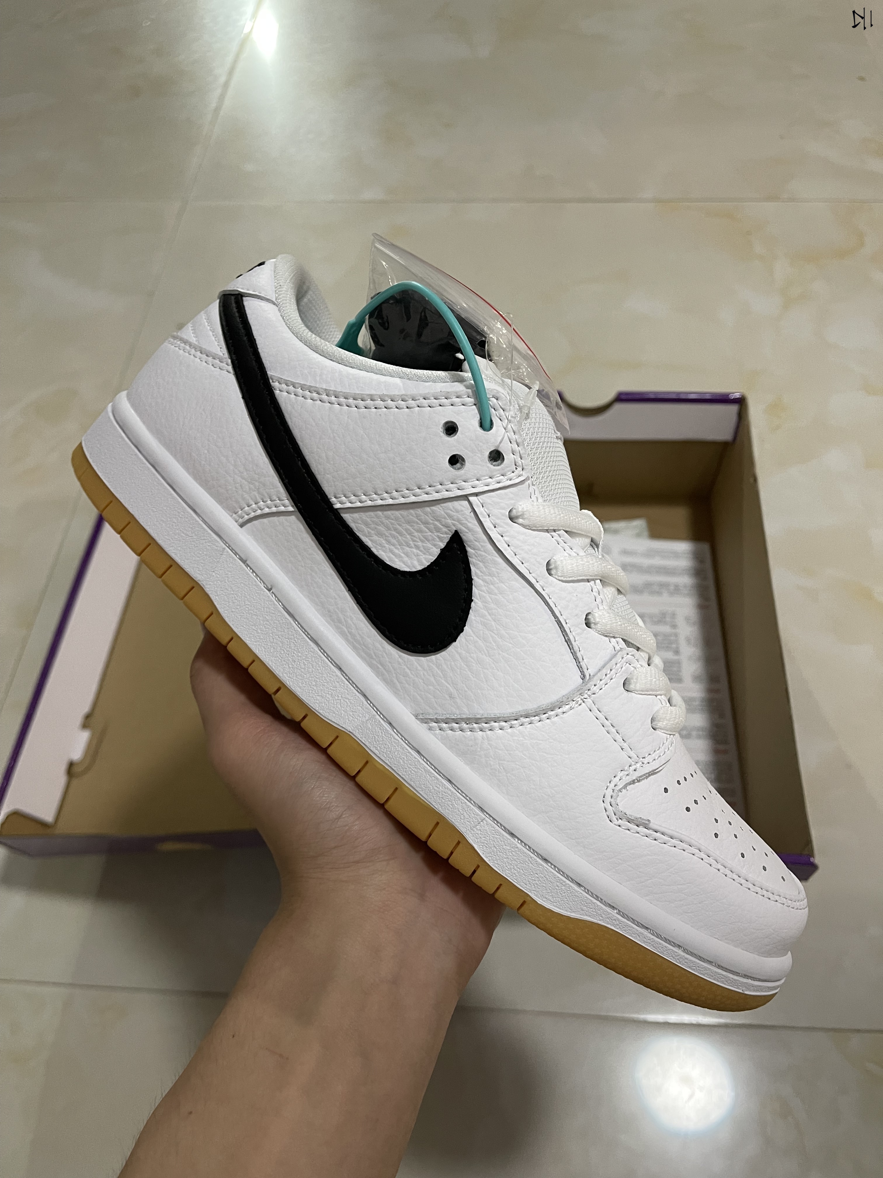 F1-Nike Dunk SB Low pro iso"white qum"